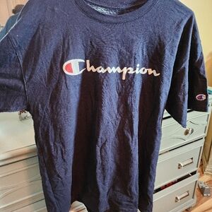 Champion Kids Navy Blue T-Shirt